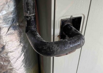 Air Conditioning fan failed causing the coils to ice and water to damage the surrounding area and was identified during our Shield Home Watch Service Call in Lakewood Ranch and Manatee County!