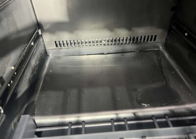 Damaged beverage refrigerator seal causing organic growth around the opening was witnessed during our Shield Home Watch Service Call