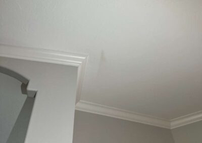Ceiling Staining after Heavy Rains was identified during our Shield Home Watch Service Call