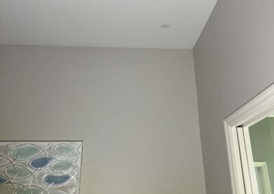Ceiling Staining after Heavy Rains was identified during our Shield Home Watch Service Call