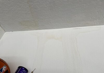 Ceiling Staining after Heavy Rains in Stoneybrook in Heritage Harbour was identified during our Shield Home Watch Service Call