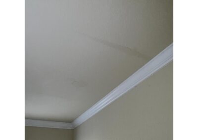 Ceiling Staining after Heavy Rains in River Strand Golf and Country Club in Heritage Harbour was identified during our Shield Home Watch Service Call