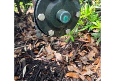 Leaking backflow preventer causing yard flooding in Lakewood Ranch Country Club was identified during our Shield Home Watch Service Call