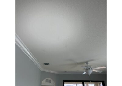 Living Room Ceiling Staining after Heavy Rains in Lakewood National in Lakewood Ranch was identified during our Shield Home Watch Service Call
