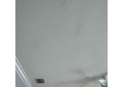 Living Room Ceiling Staining after Heavy Rains in Lakewood National in Lakewood Ranch was identified during our Shield Home Watch Service Call