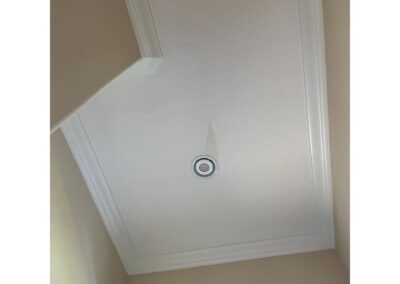 Roof Tile Damage & Ceiling Staining after Heavy Rains in Esplanade Golf and Country Club at Lakewood Ranch was identified during our Shield Home Watch Service Call