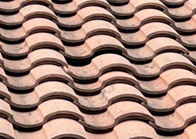 Summer storms can cause roof tile damage and cracking was identified during a Home Watch Service Call in the Waterlefe Golf & River Club in Bradenton Florida.