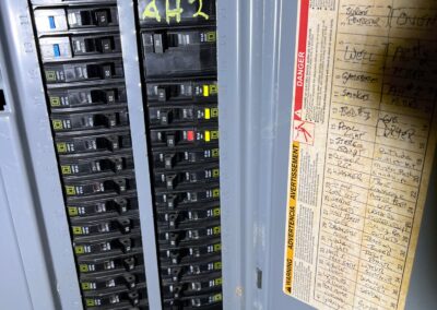 Summer humidity can cause external electrical zones to trip was identified during a Home Watch Service Call in the Waterlefe Golf & River Club in Bradenton Florida.