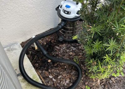 AC drain line was clogged, but the wet / dry vacuum was able to resolve this was identified during a Home Watch Service Call in Del Webb Catalina in Parrish Florida.