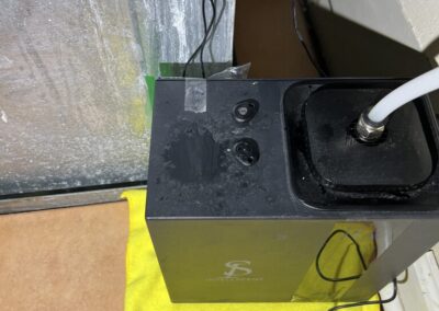 Whole house scent system in this Holmes Beach rental property needed to be refilled and wiped down due to a dripping condensate line was completed during our Shield Home Watch Service Call.